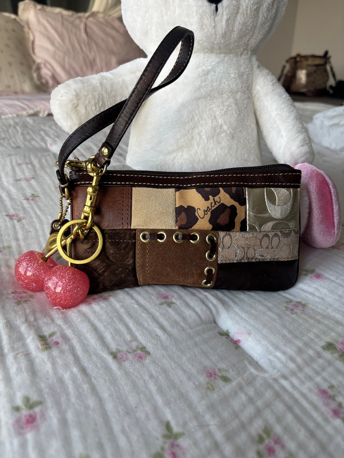 Patchwork rare wrislet coach