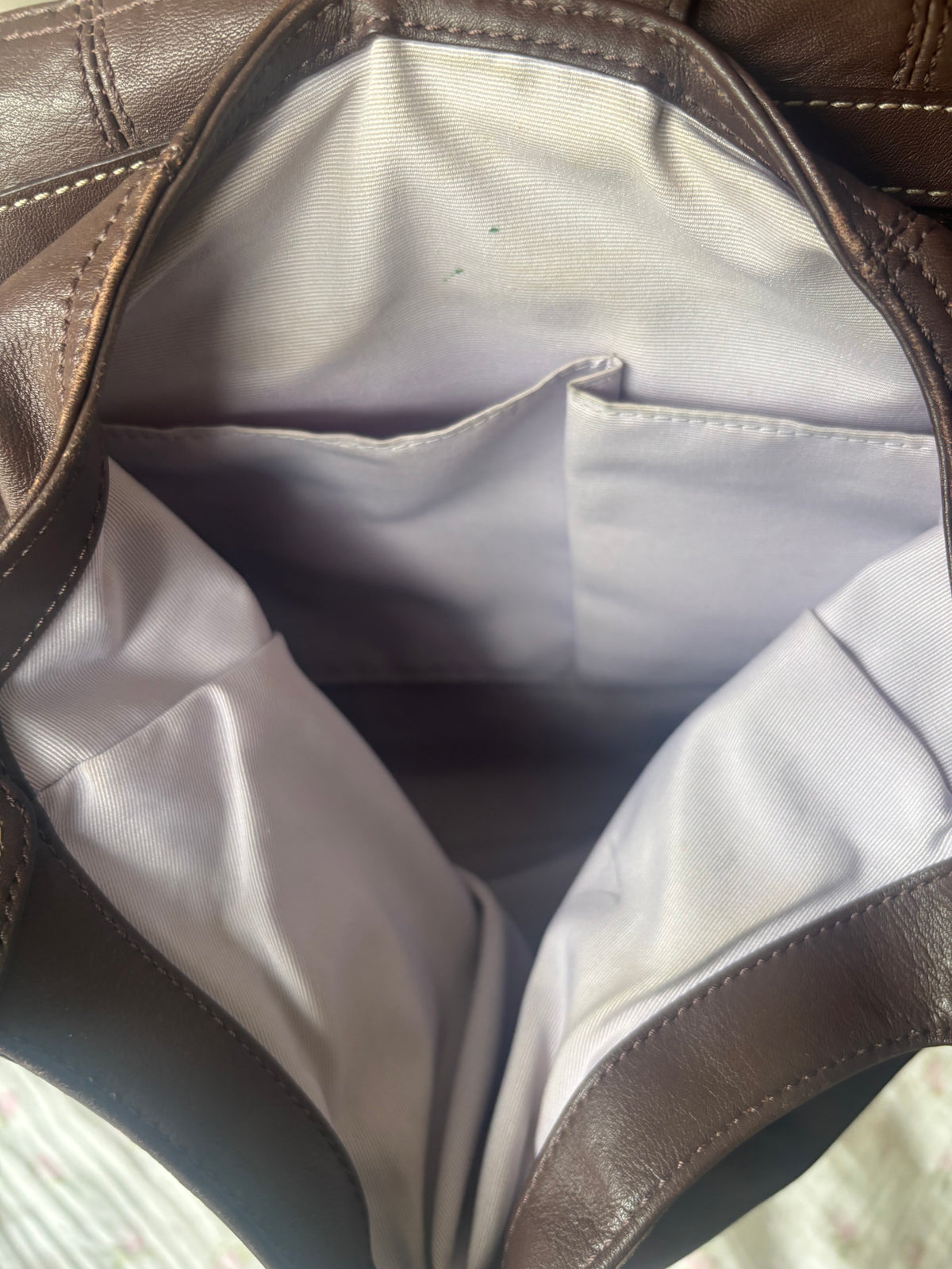 Brown leather coach vintage soho Lyn
