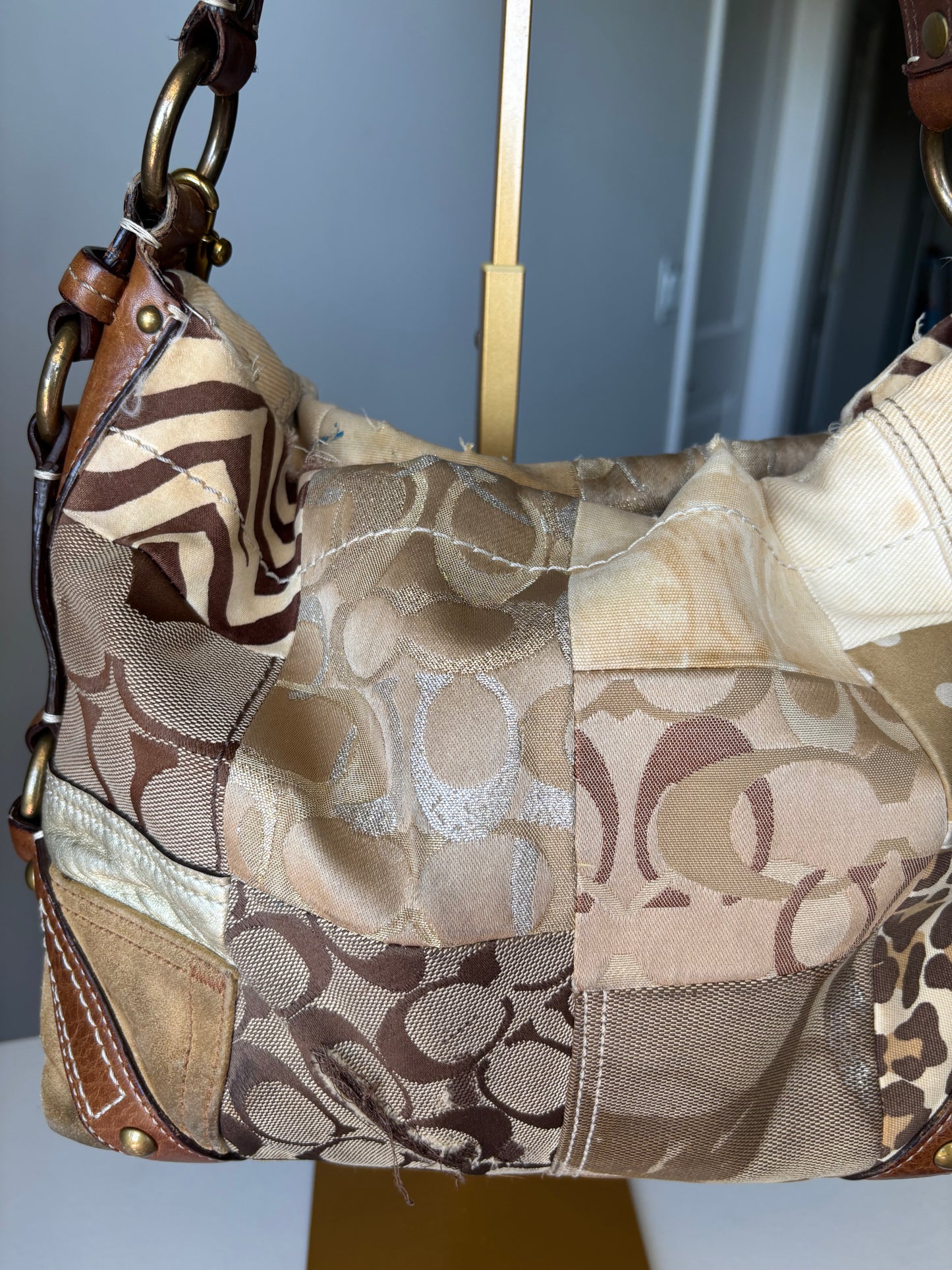 Rare patchwork coach Carly
