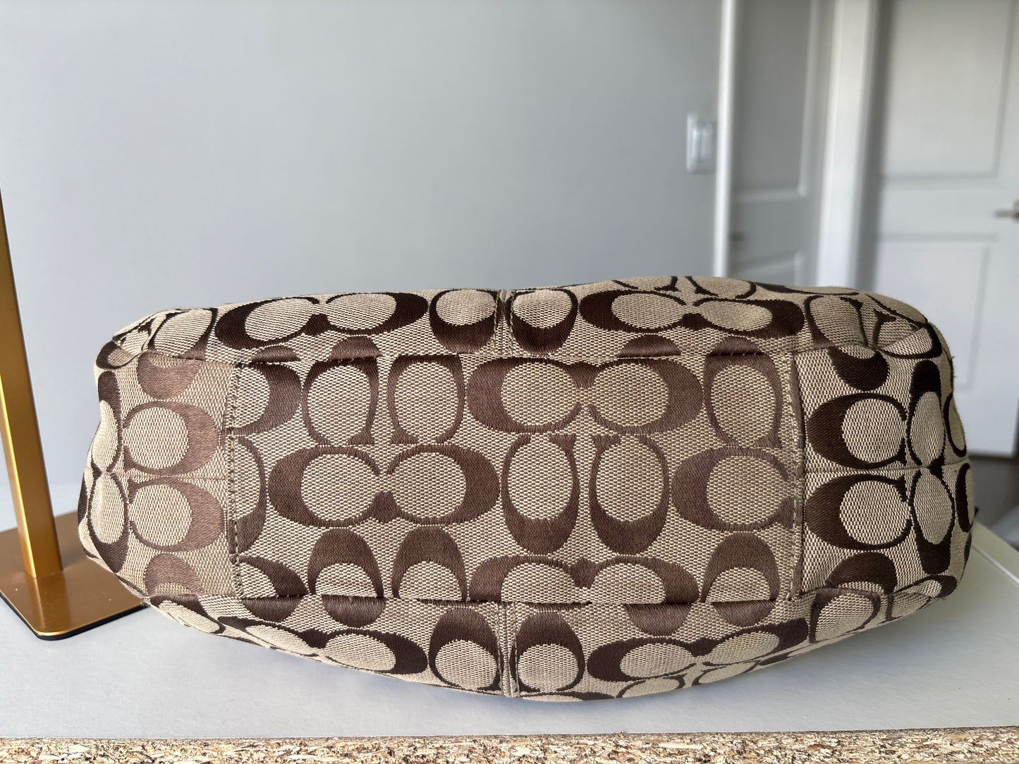 Brown soho Lyn vintage coach shoulder bag
