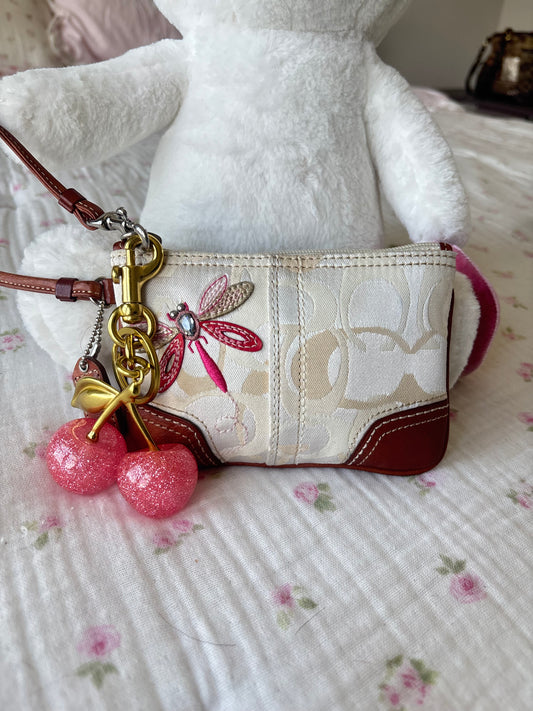 Rare vintage coach dragonfly wallet