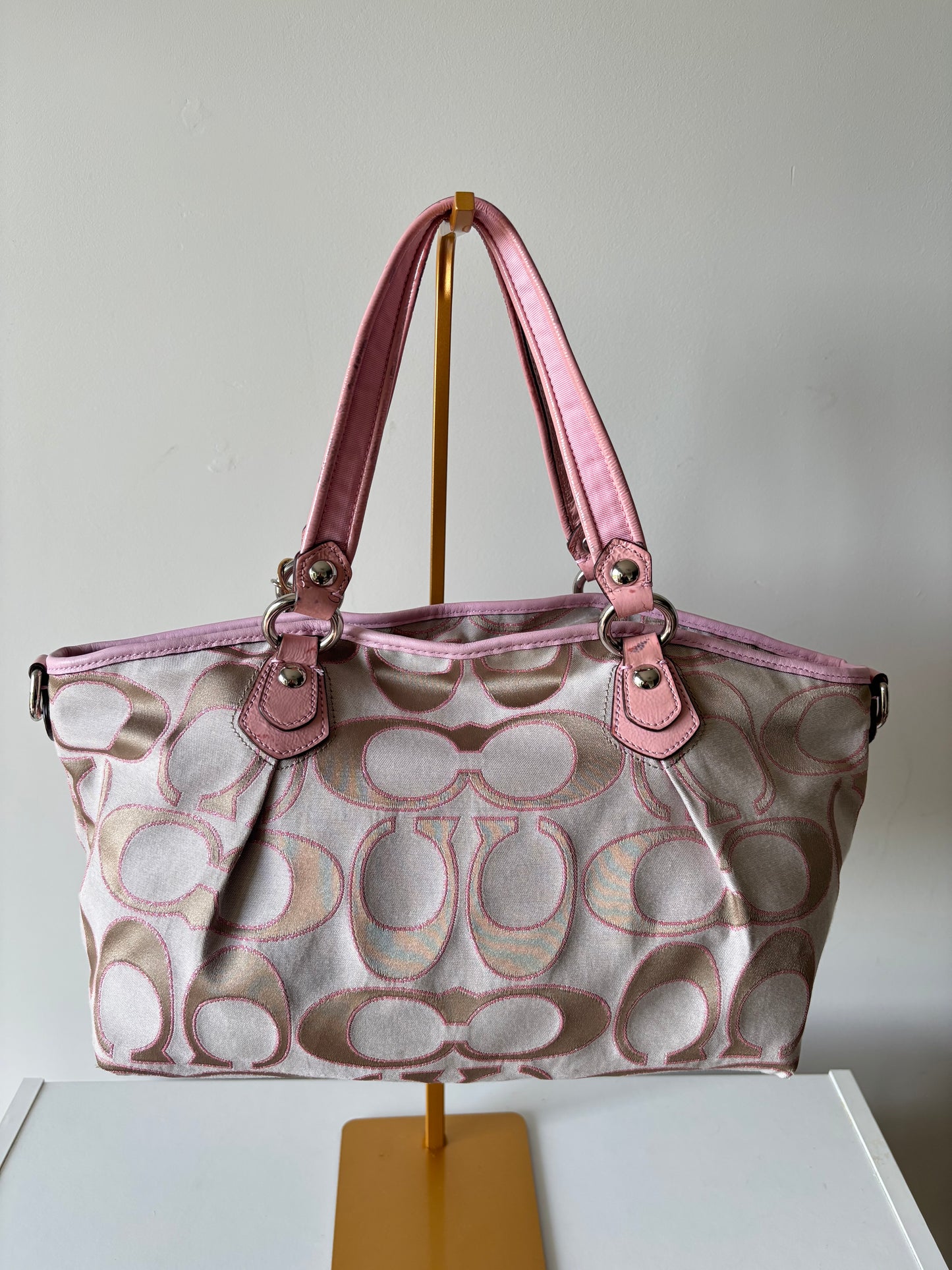 Rare pink poppy tote bag