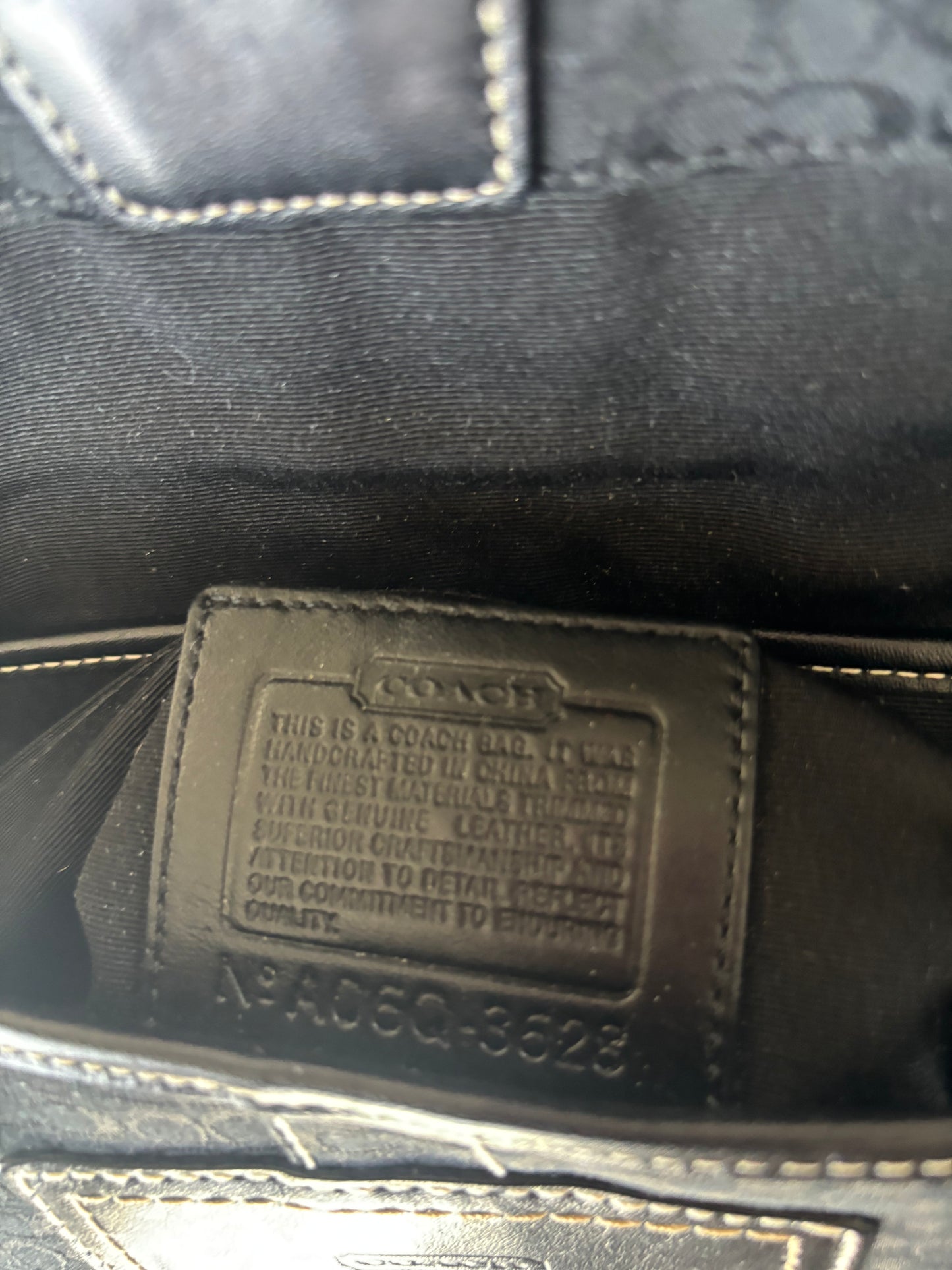 Black soho coach bag