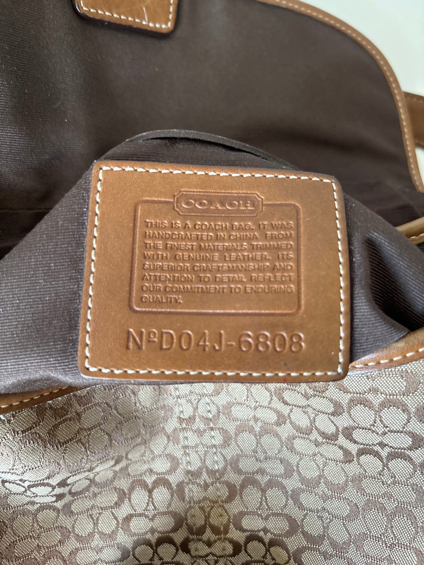 Brown coach large soho