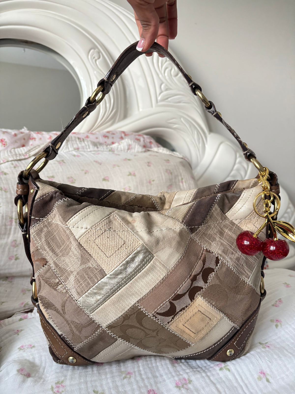 Rare patchwork coach Carly