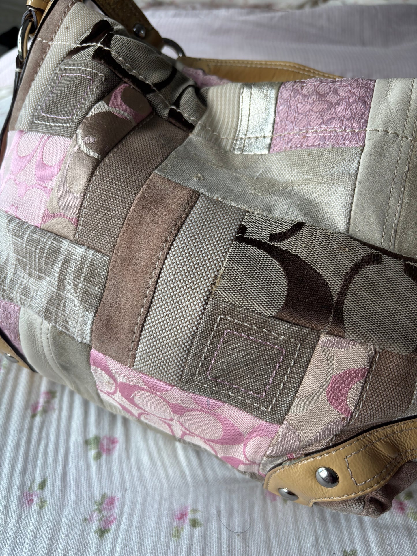Rare patchwork coach Carly