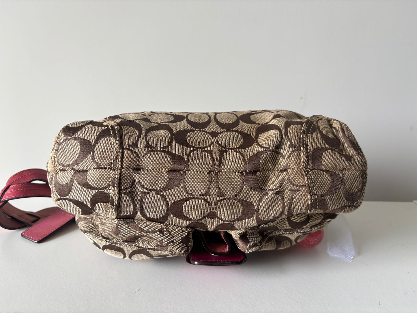 Pink coach soho shoulder bag