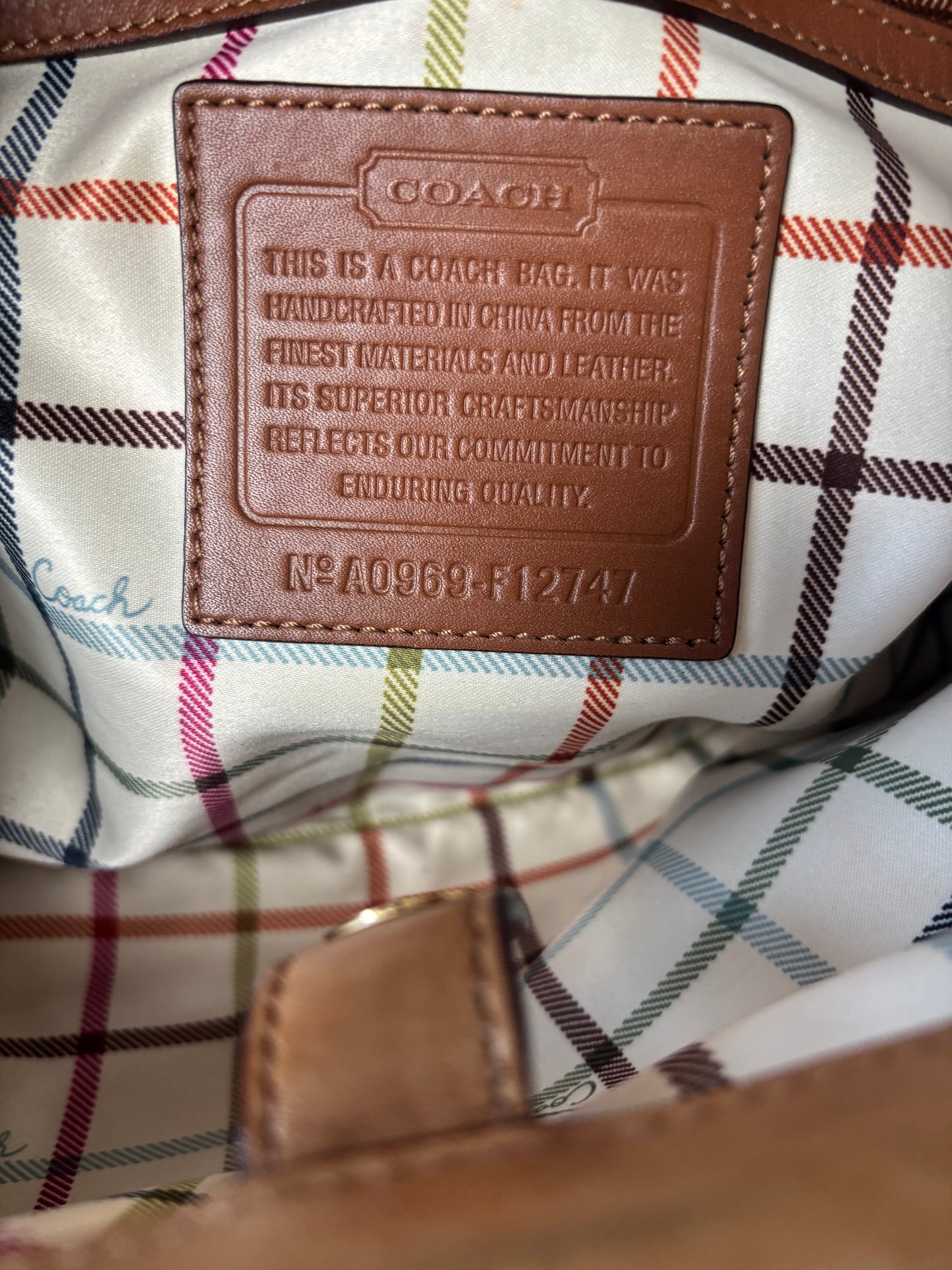 Rare deniem ergo coach bag