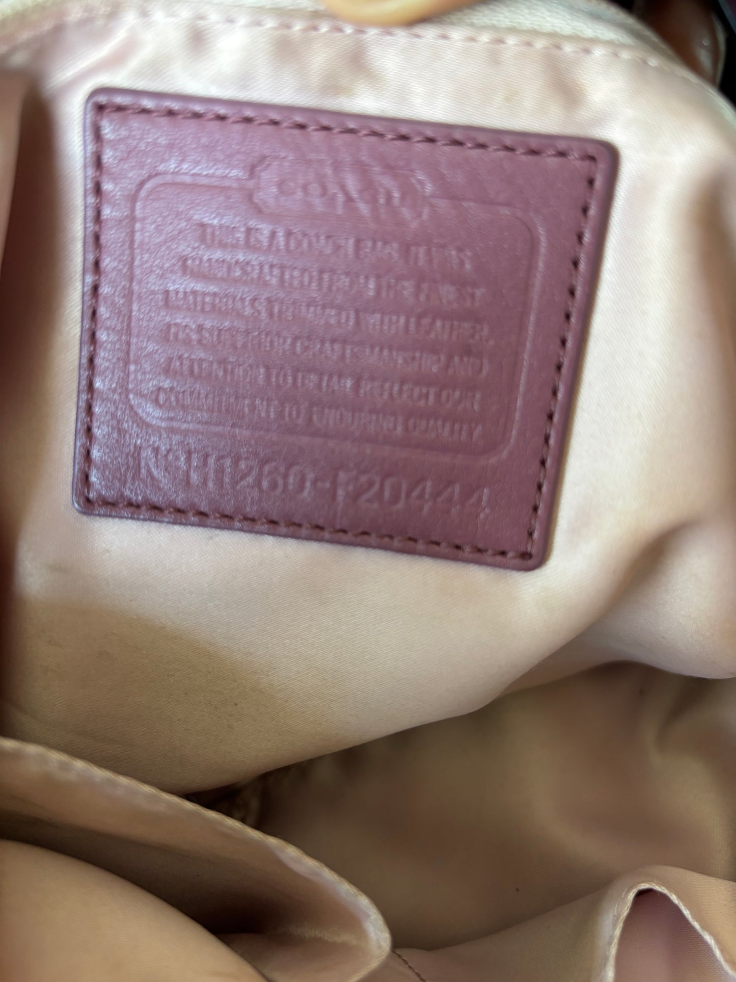 Burgandy mongram tote bag