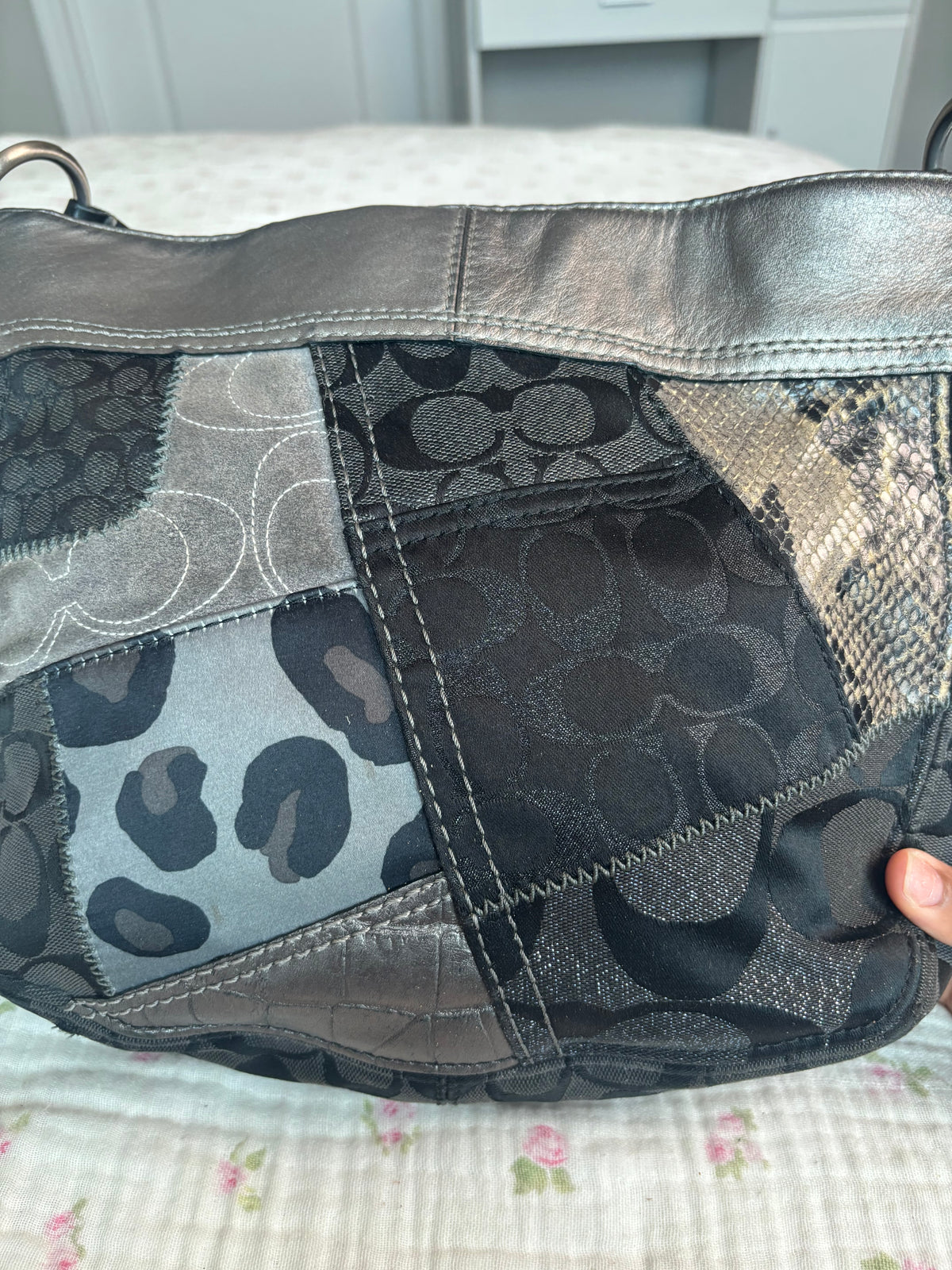 Rare patchwork coach Zoe