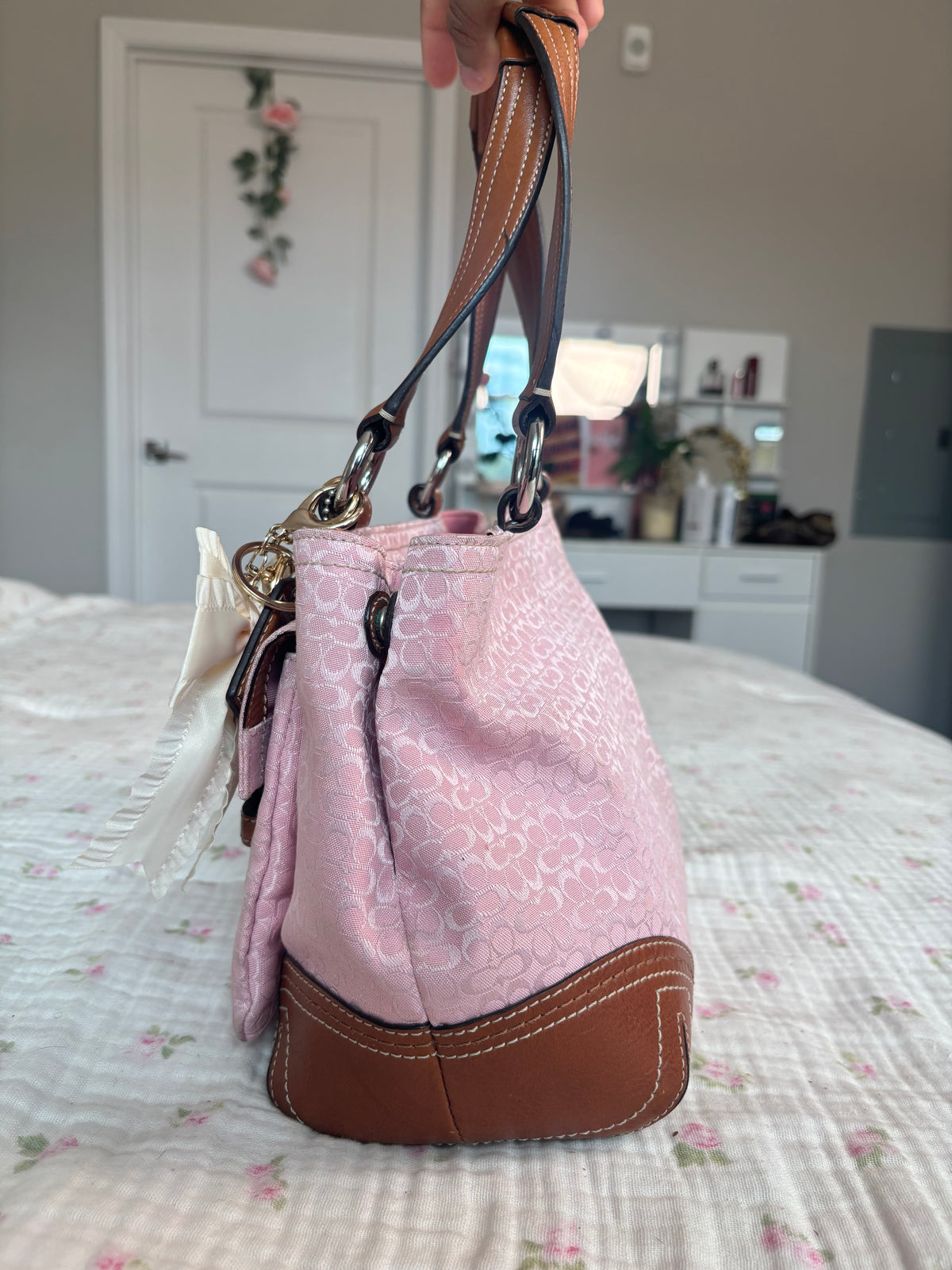 Rare baby pink double pocket