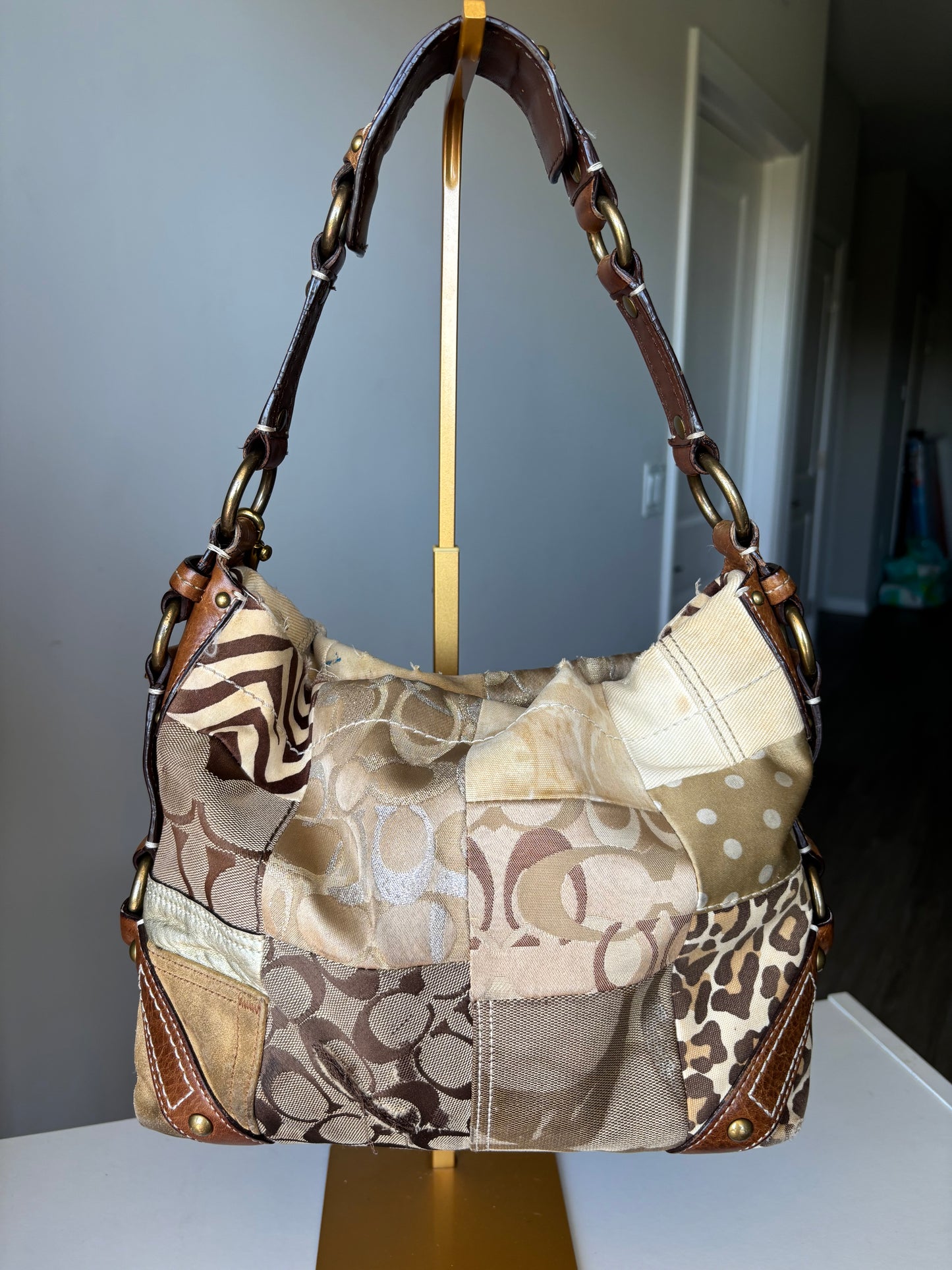 Rare patchwork coach Carly
