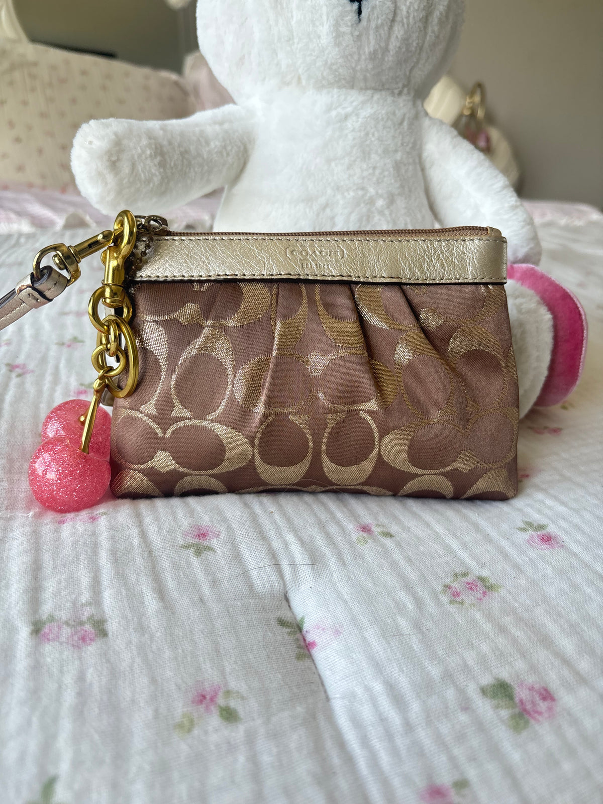 Vintage coach brown wallet