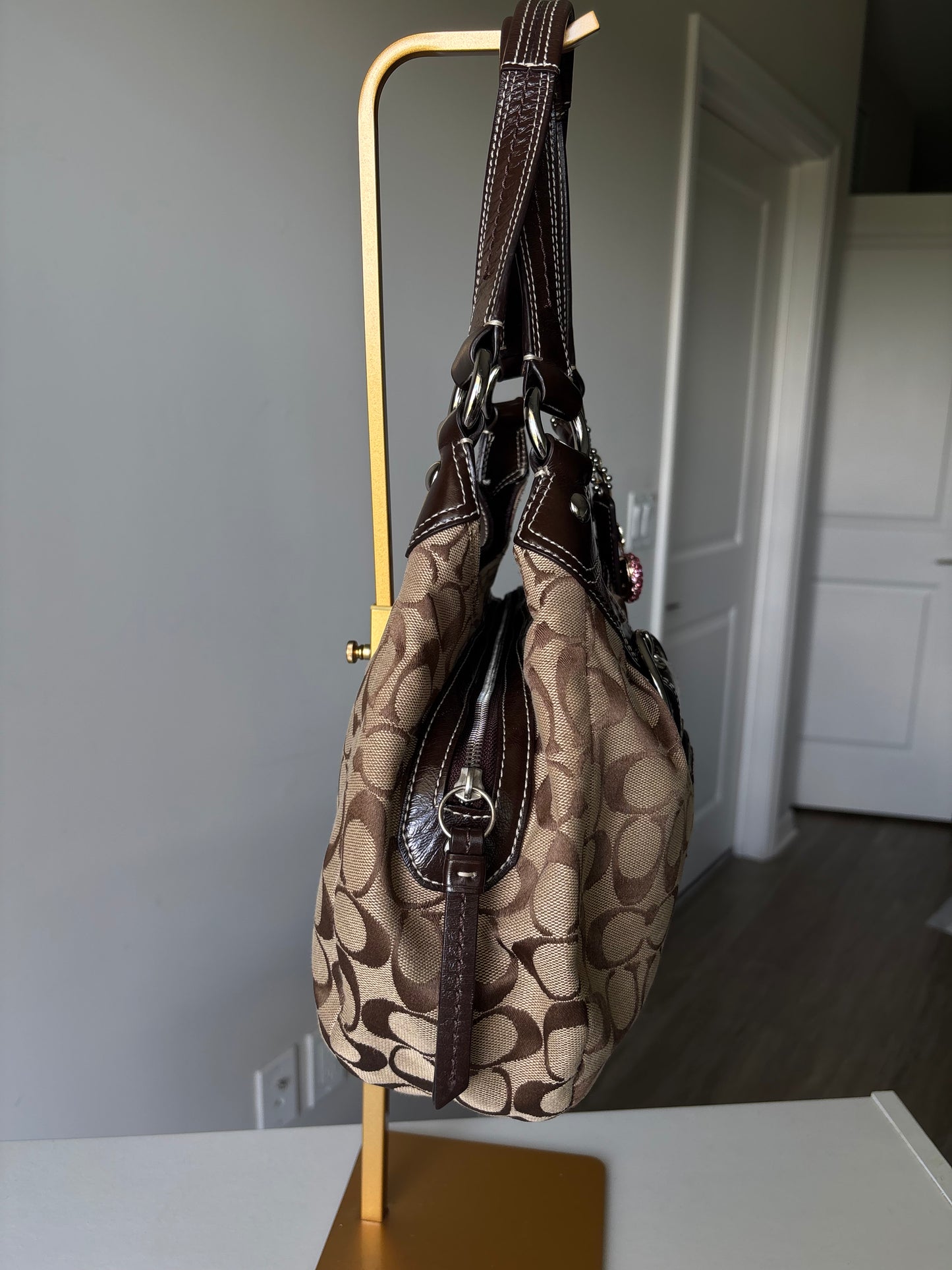 Brown soho Lyn vintage coach shoulder bag