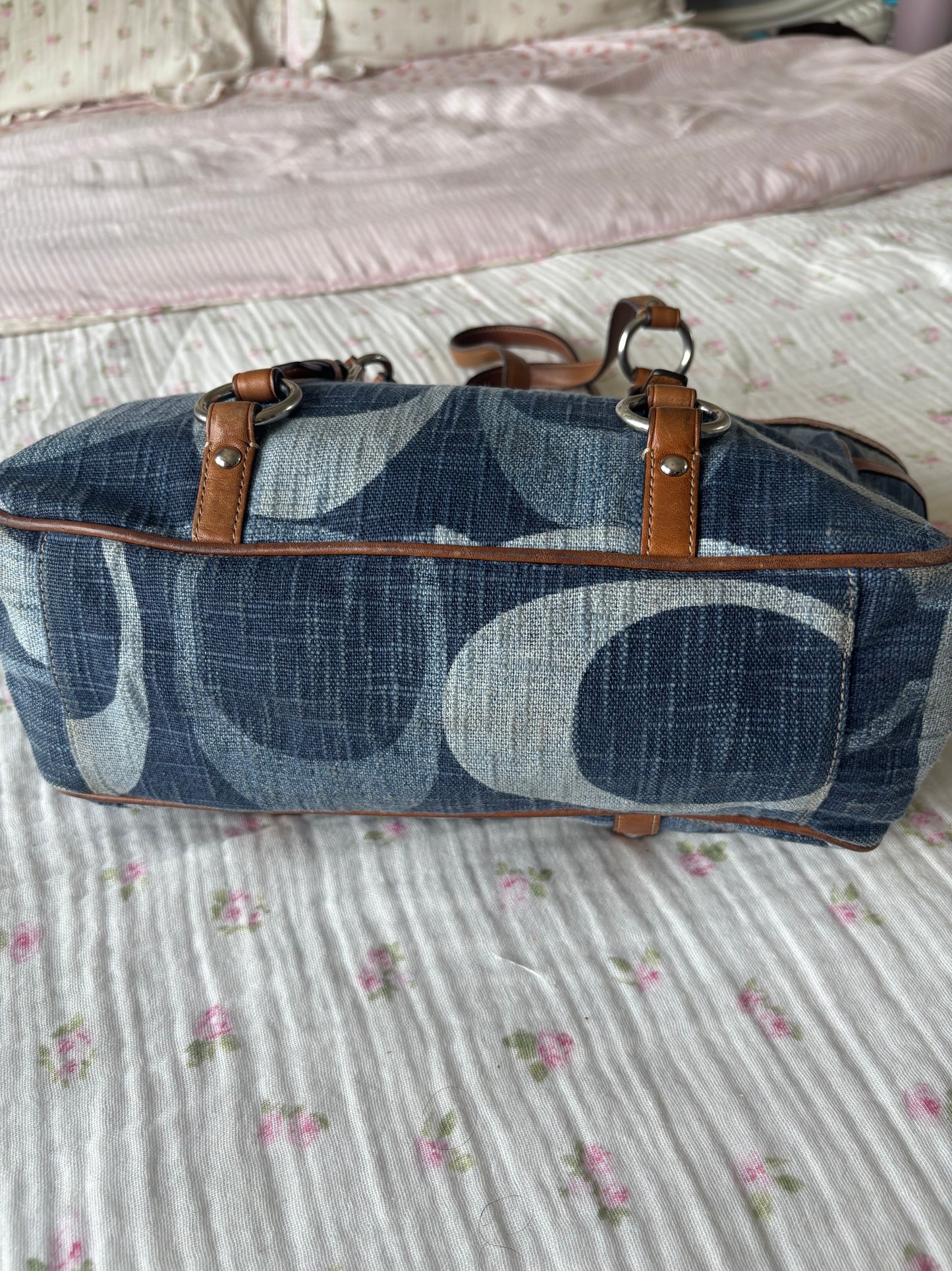 Deniem rare coach tote bag