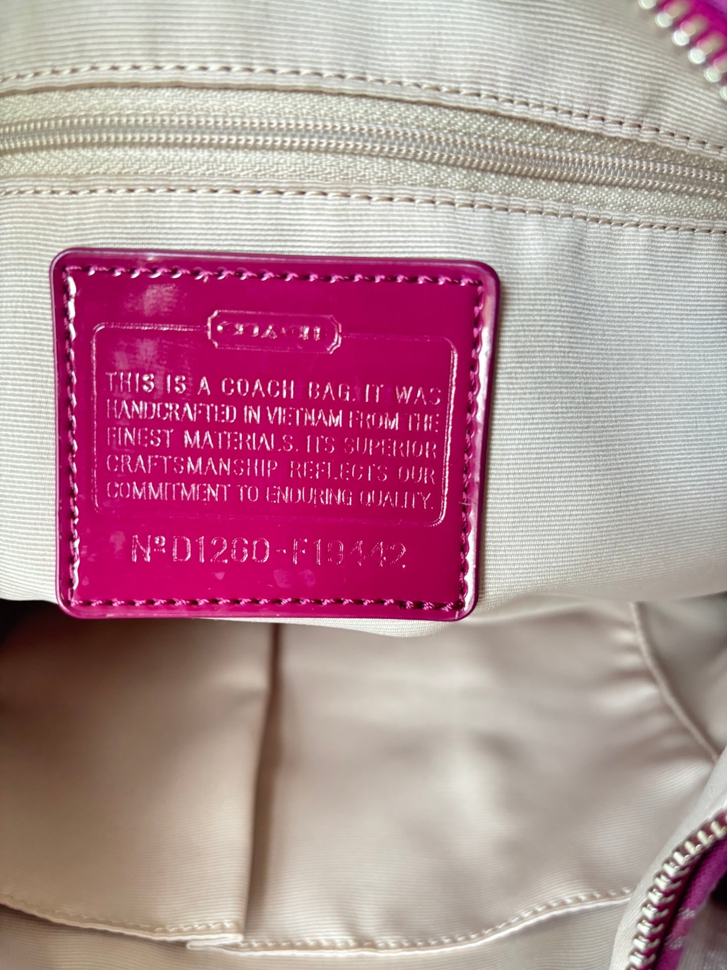 Rare mongram coach hobo