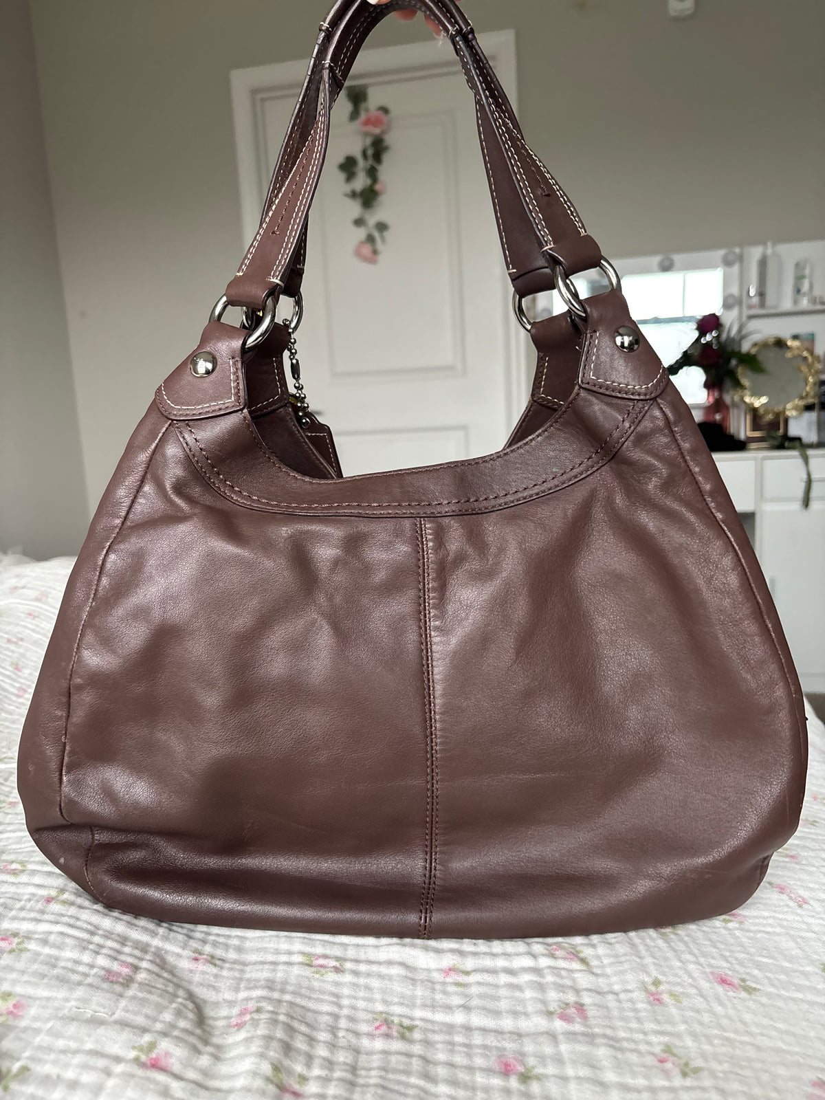 Brown leather coach vintage soho Lyn