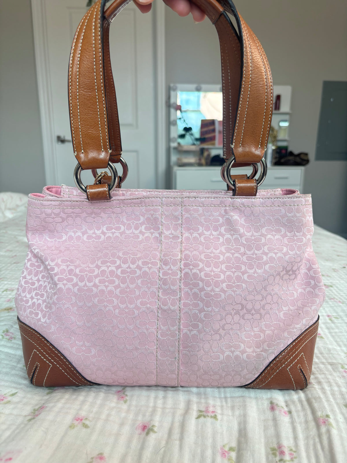 Rare baby pink double pocket