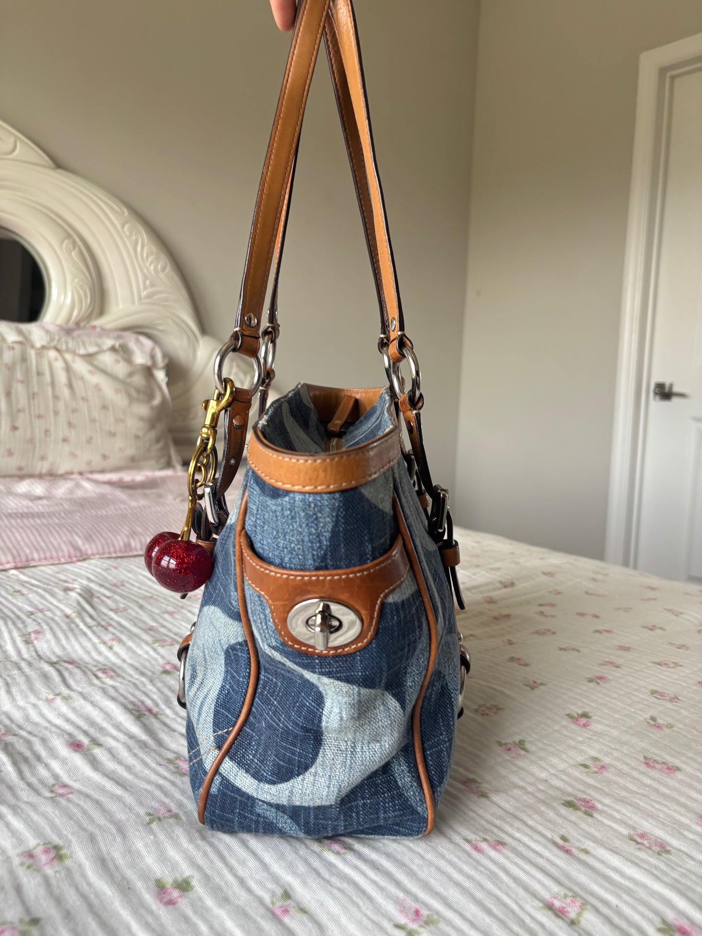 Deniem rare coach tote bag