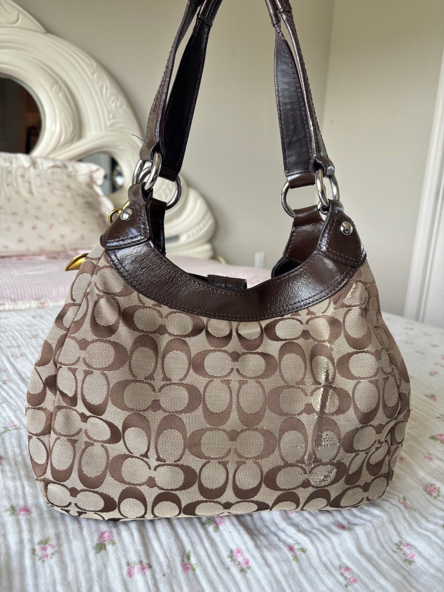 Coach brown mongram soho Lyn
