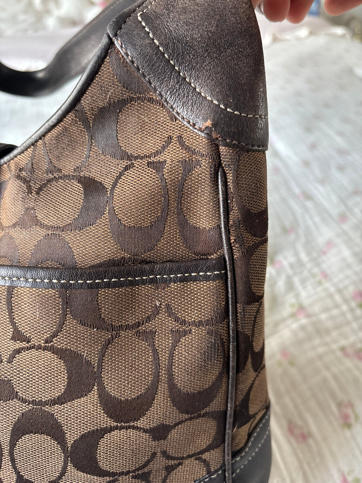 Brown Hampton coach bag