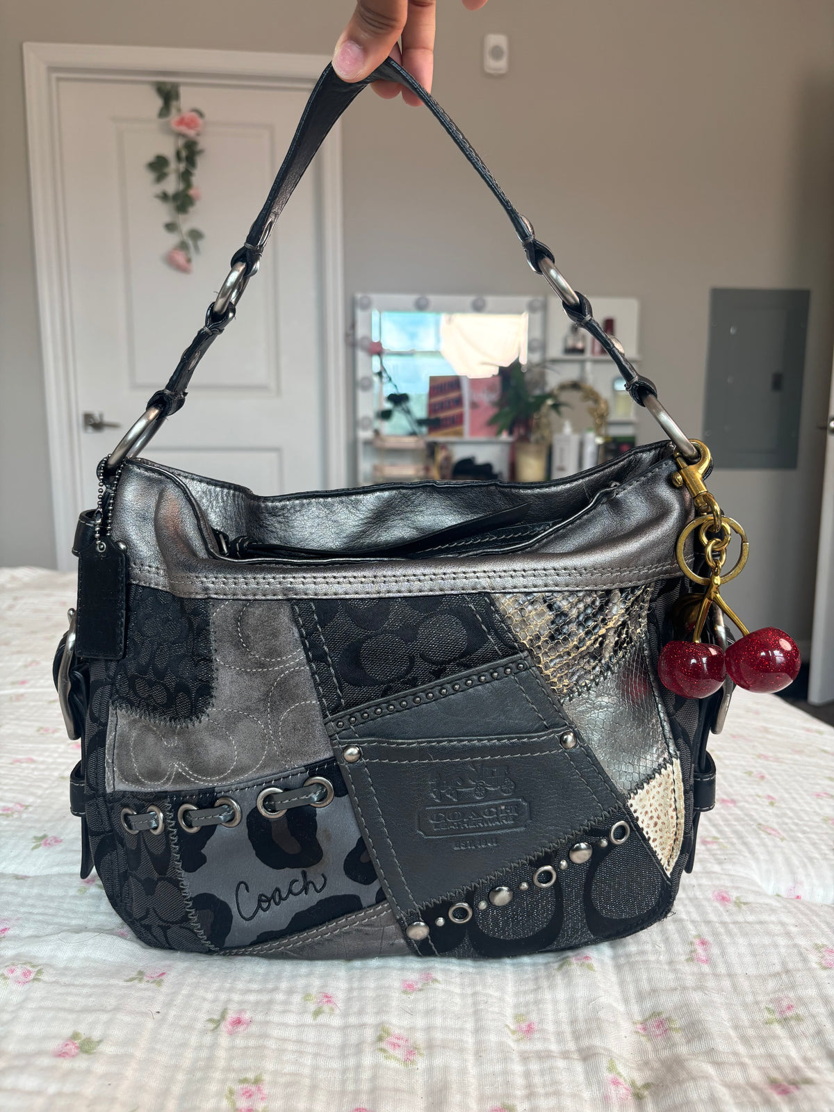 Rare patchwork coach Zoe