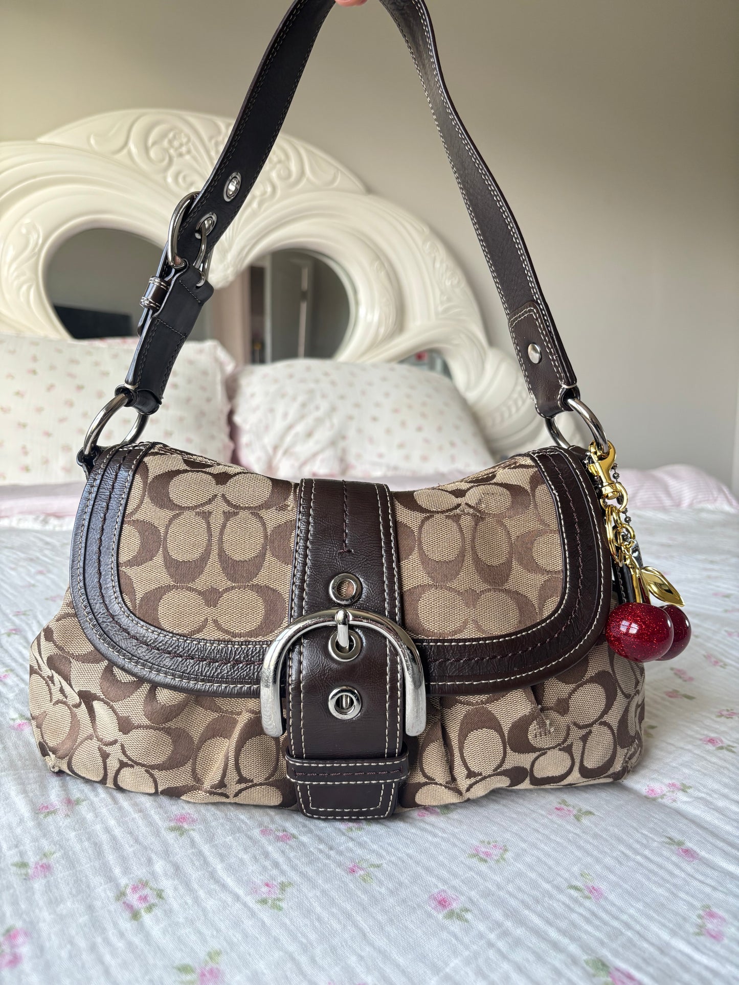 Rare brown soho coach shoulder bag
