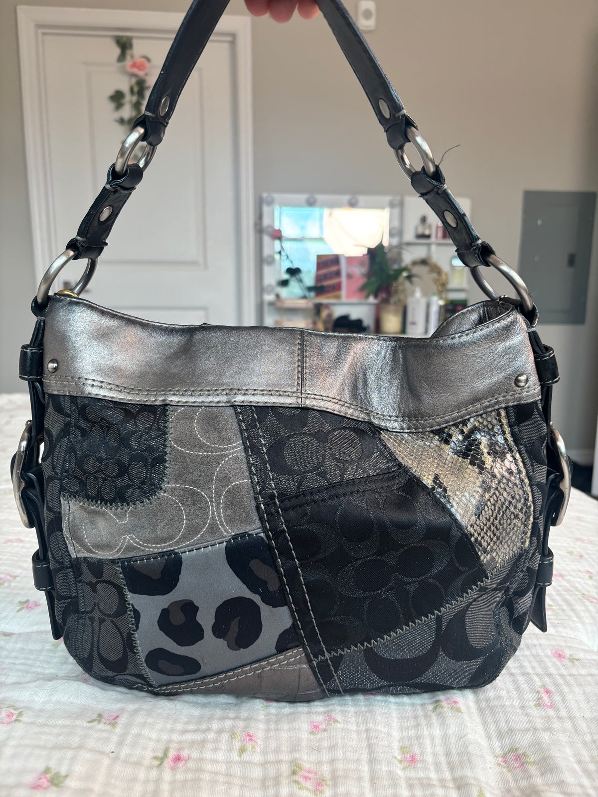 Rare patchwork coach Zoe