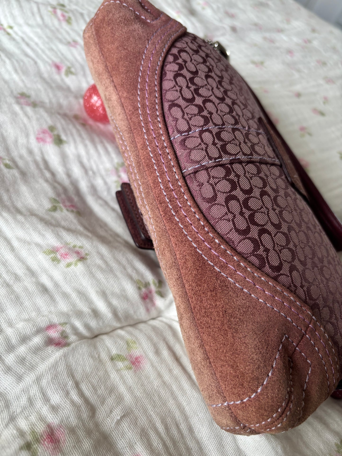 Vintage coach mauve shoulder bag