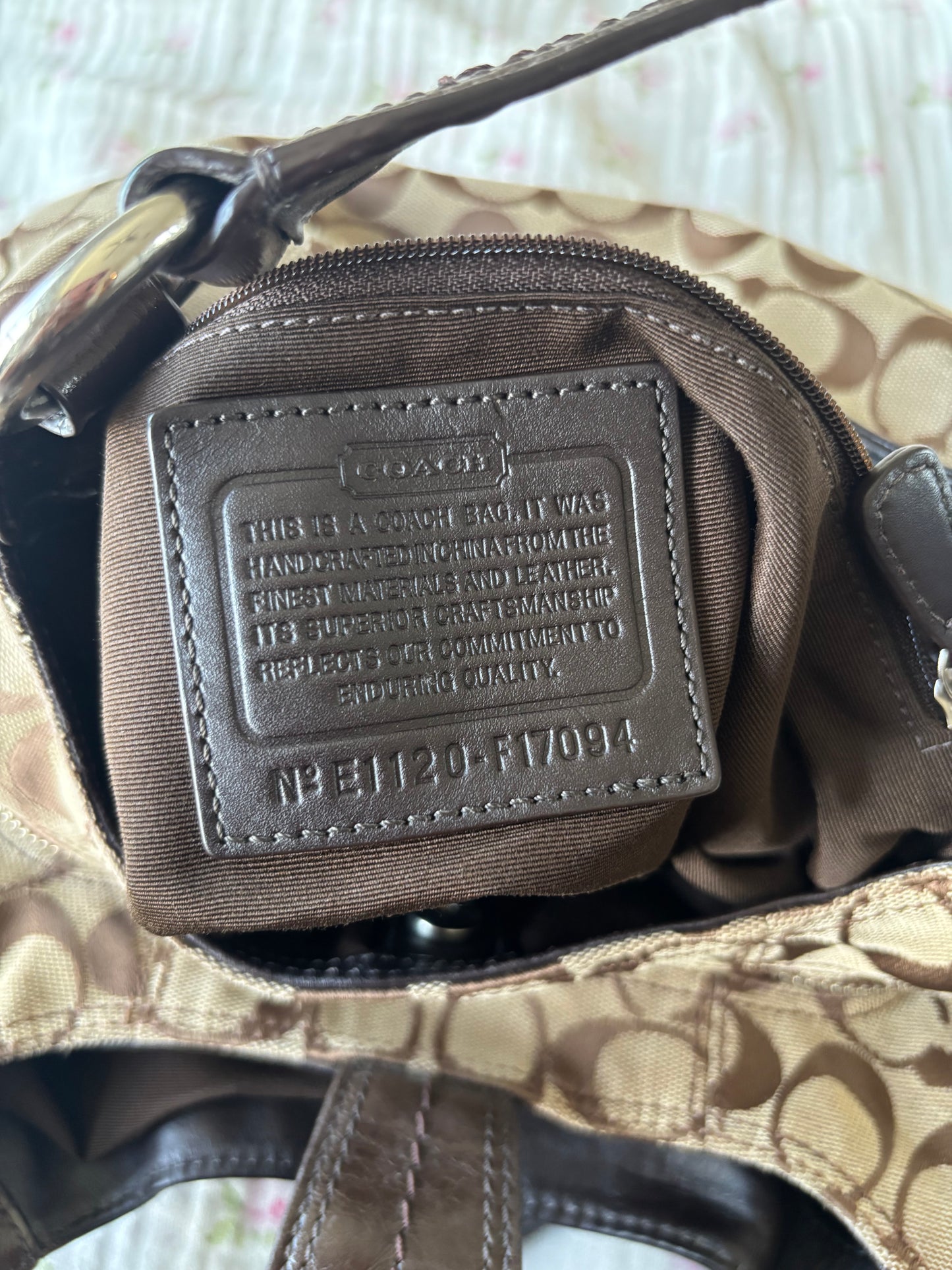 Coach brown mongram soho Lyn