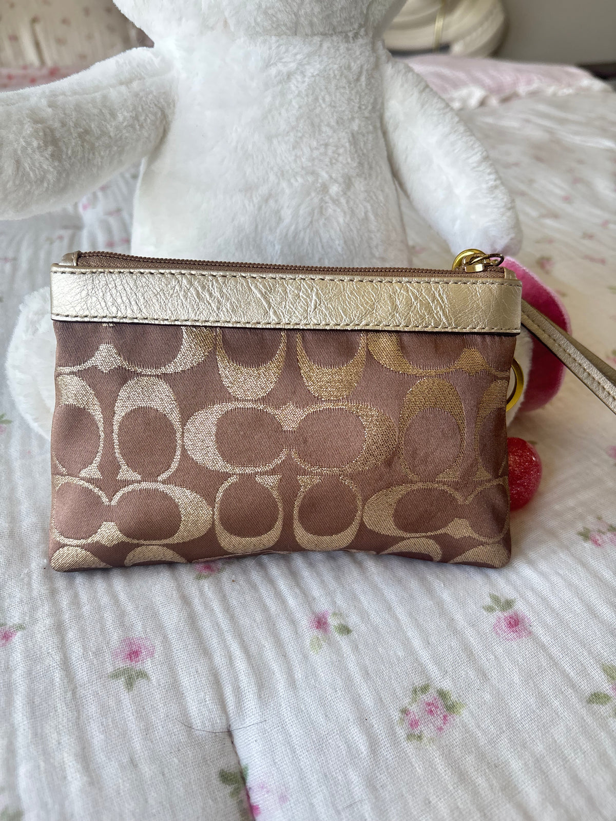 Vintage coach brown wallet