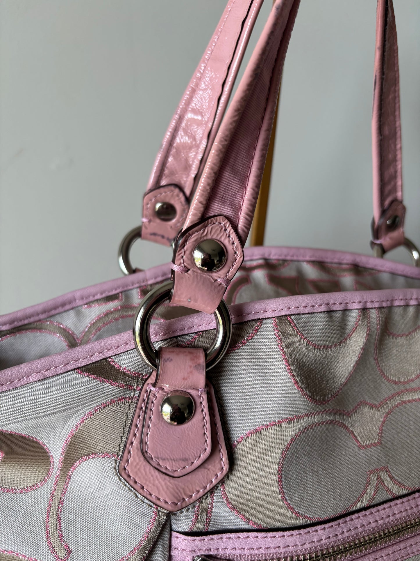 Rare pink poppy tote bag