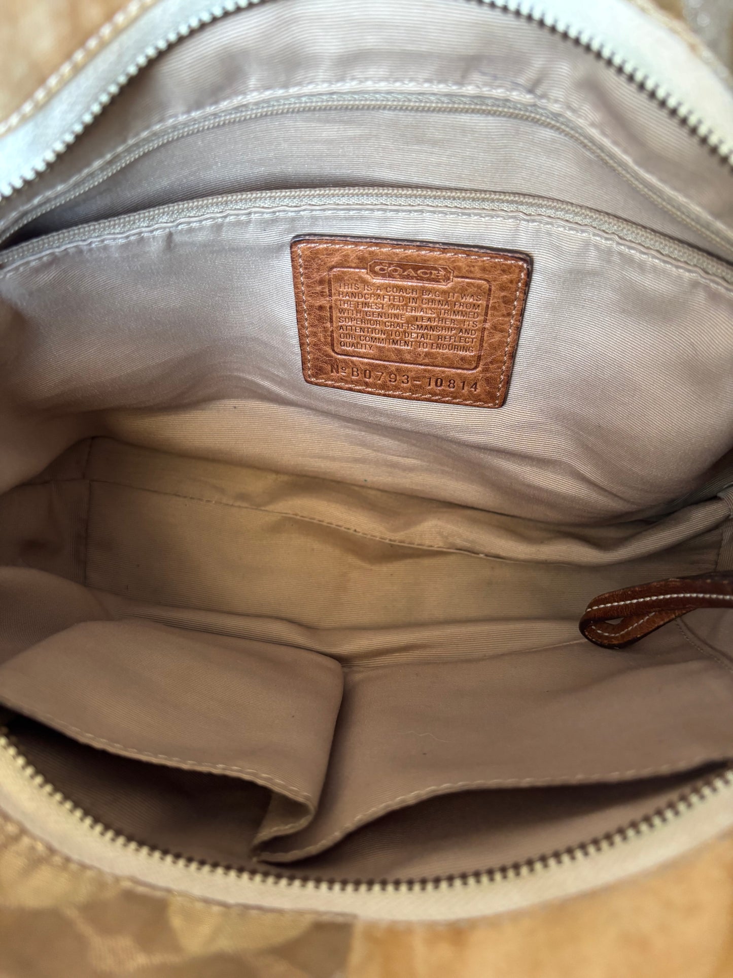 Rare patchwork coach Carly