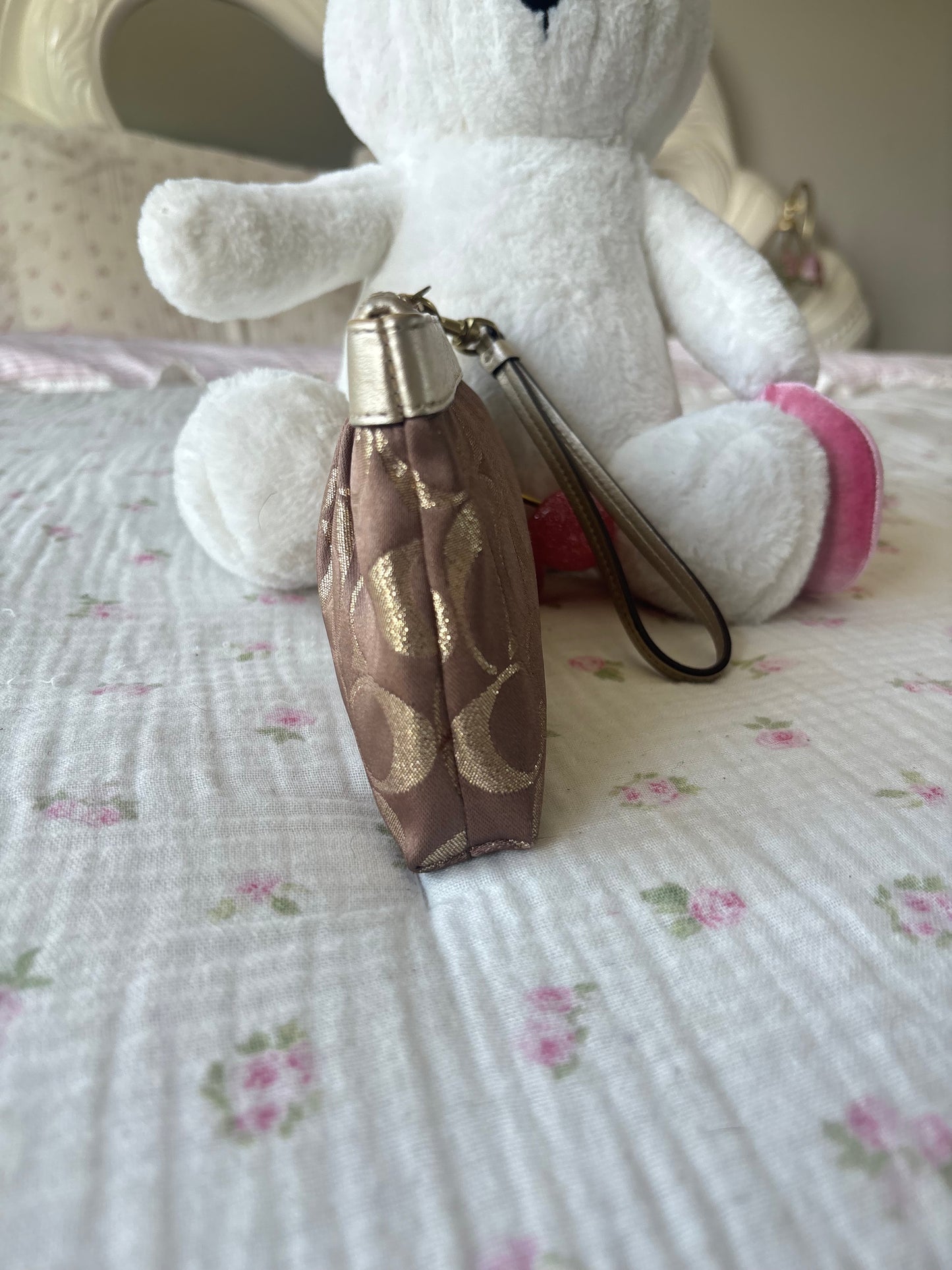 Vintage coach brown wallet