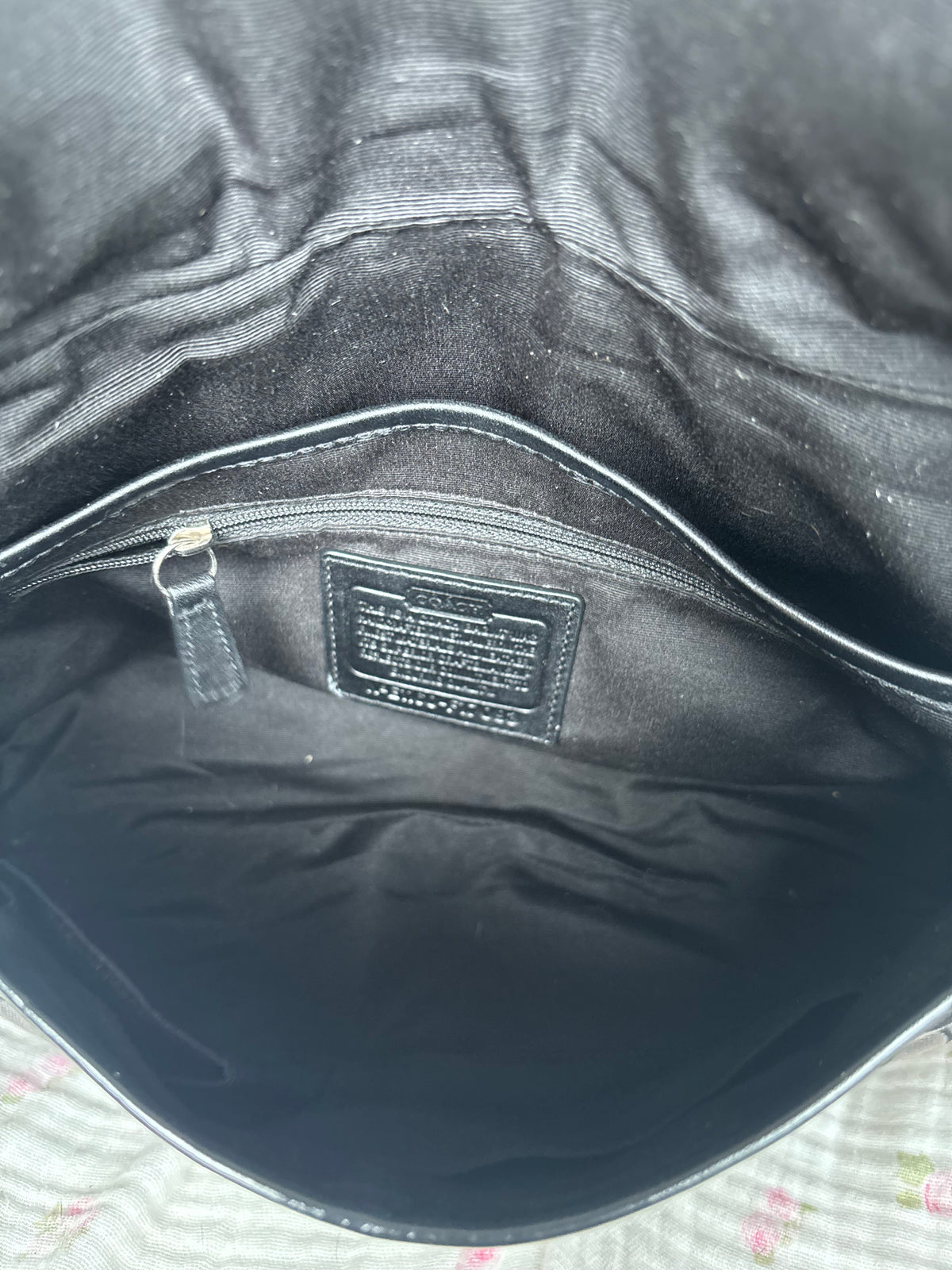 Black mongram coach soho