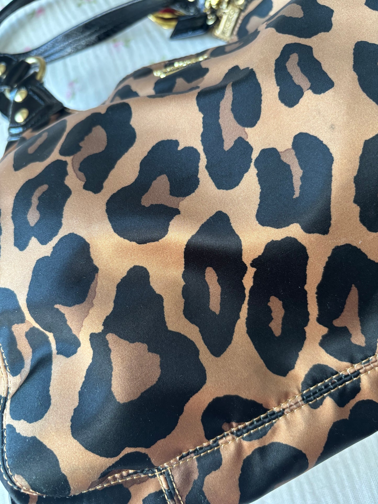Rare cheetah print Maggie shoulder bag