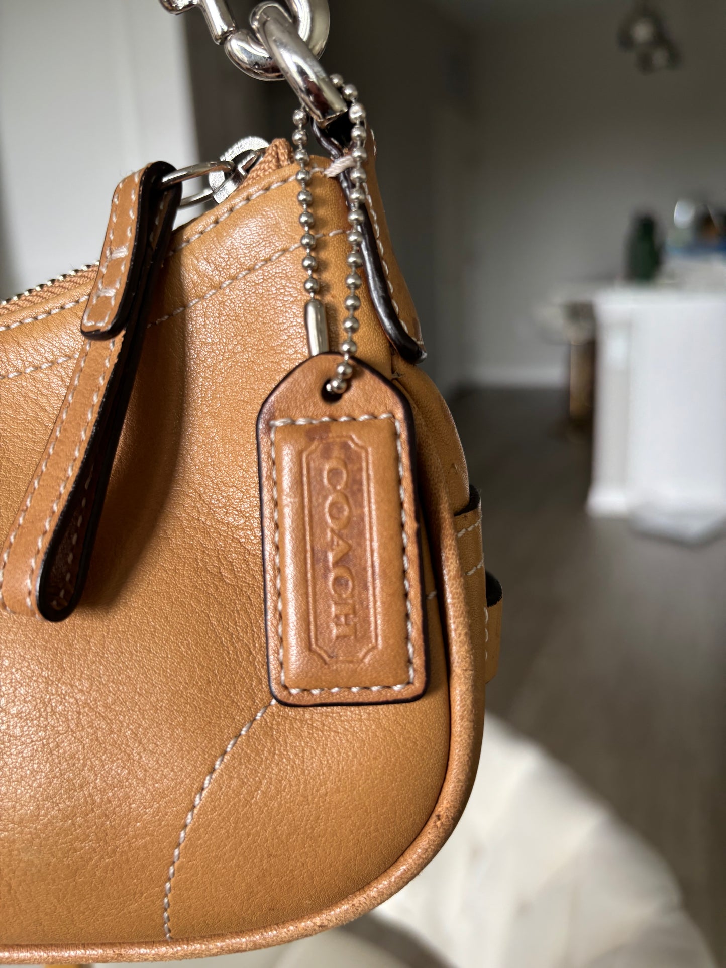 brown Hampton leather shoulder bag