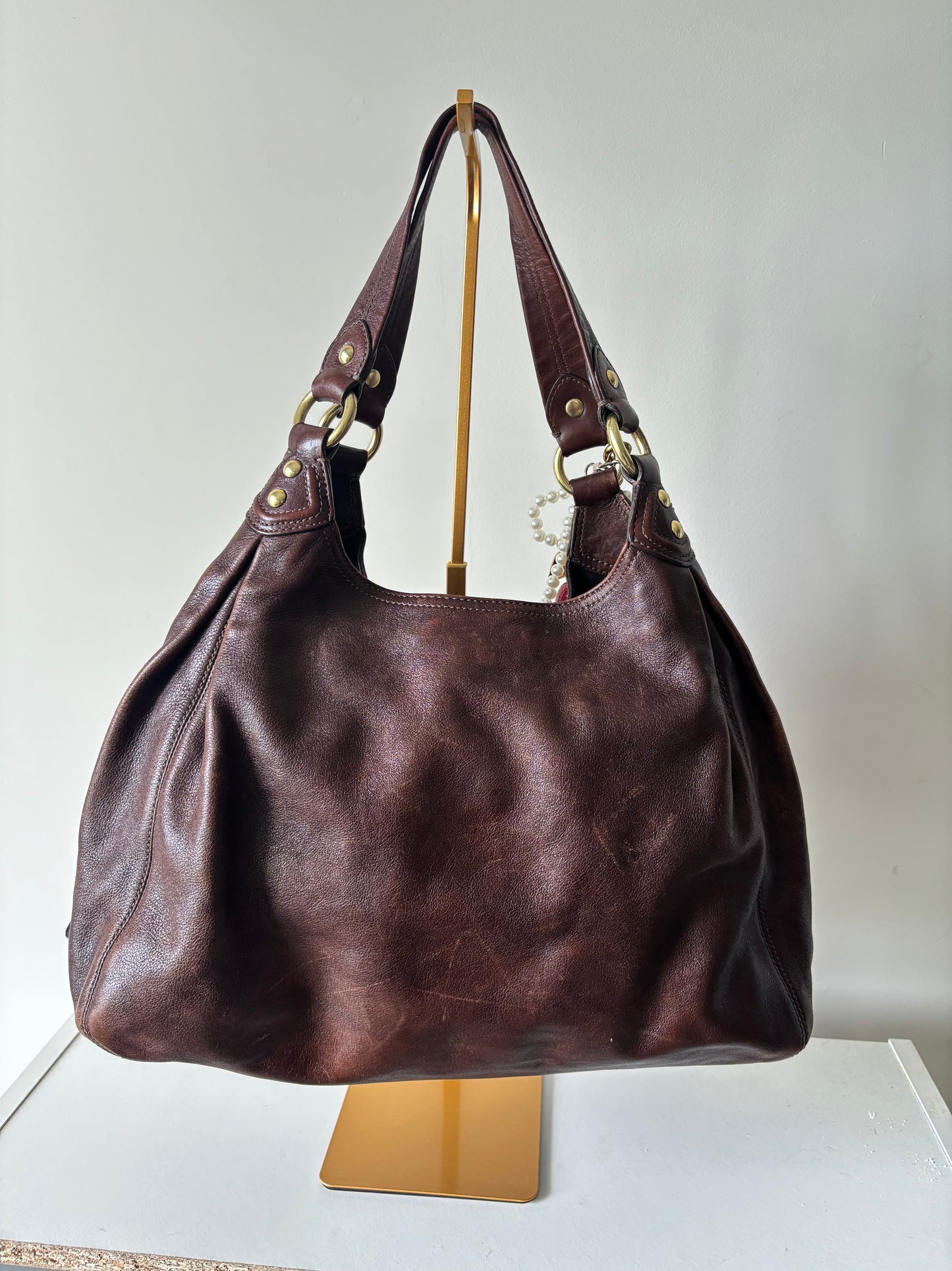 brown Madison vintage coach bag