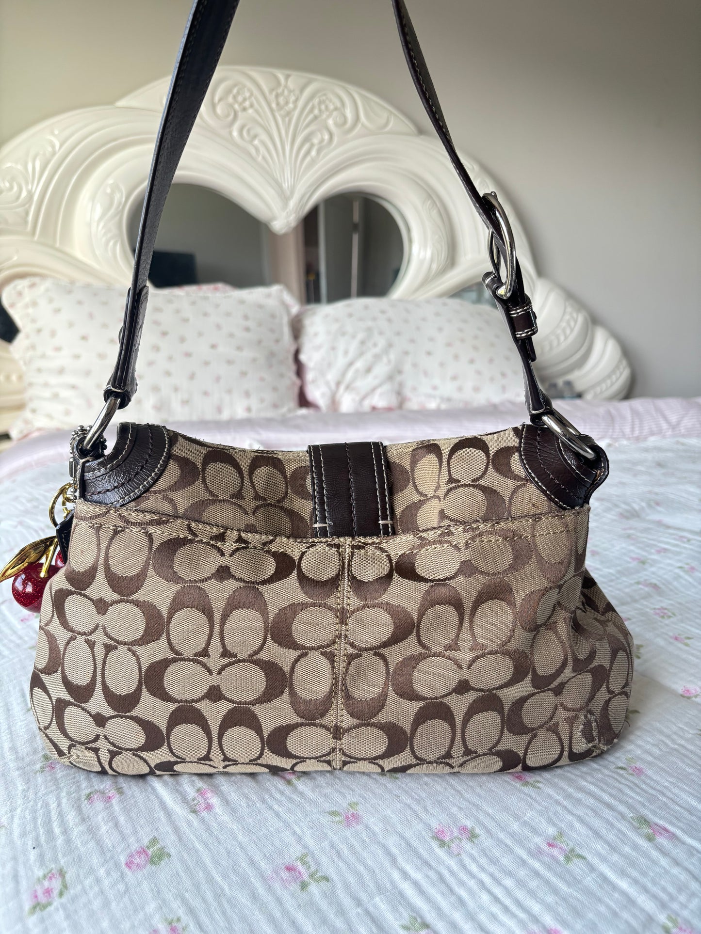 Rare brown soho coach shoulder bag