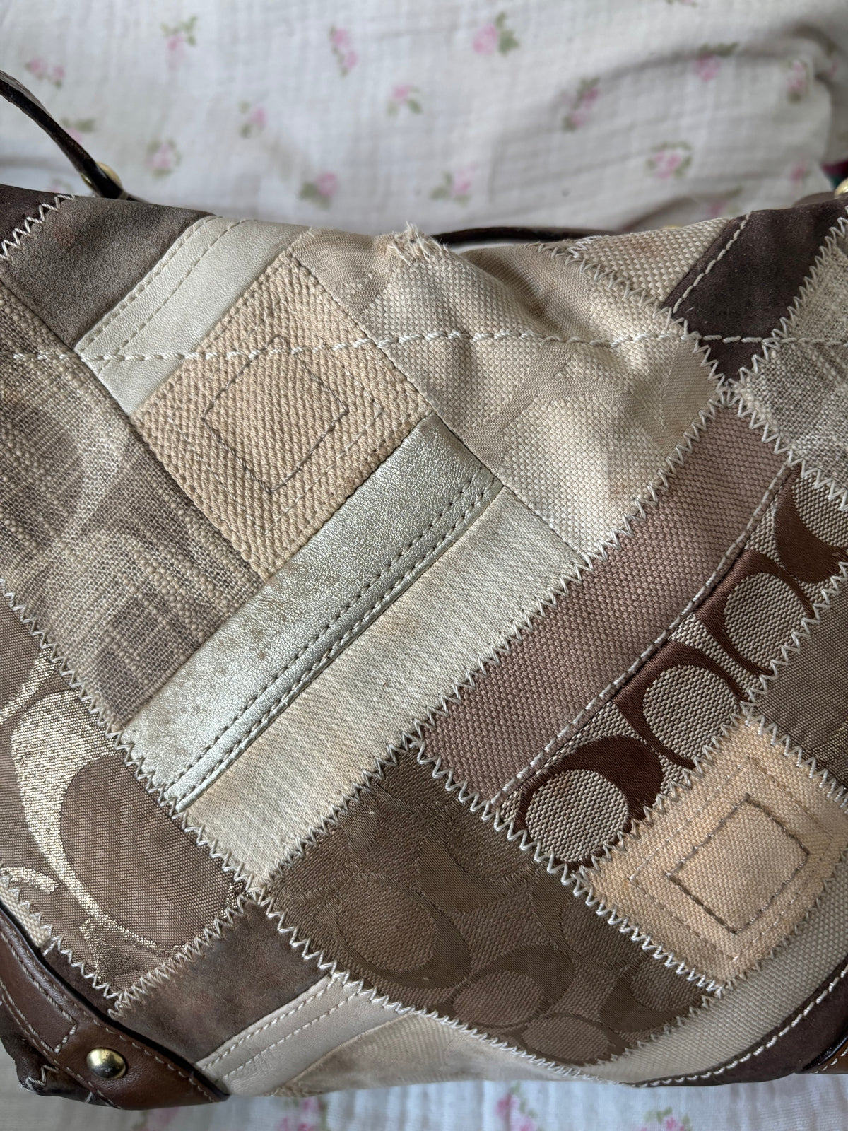 Rare patchwork coach Carly