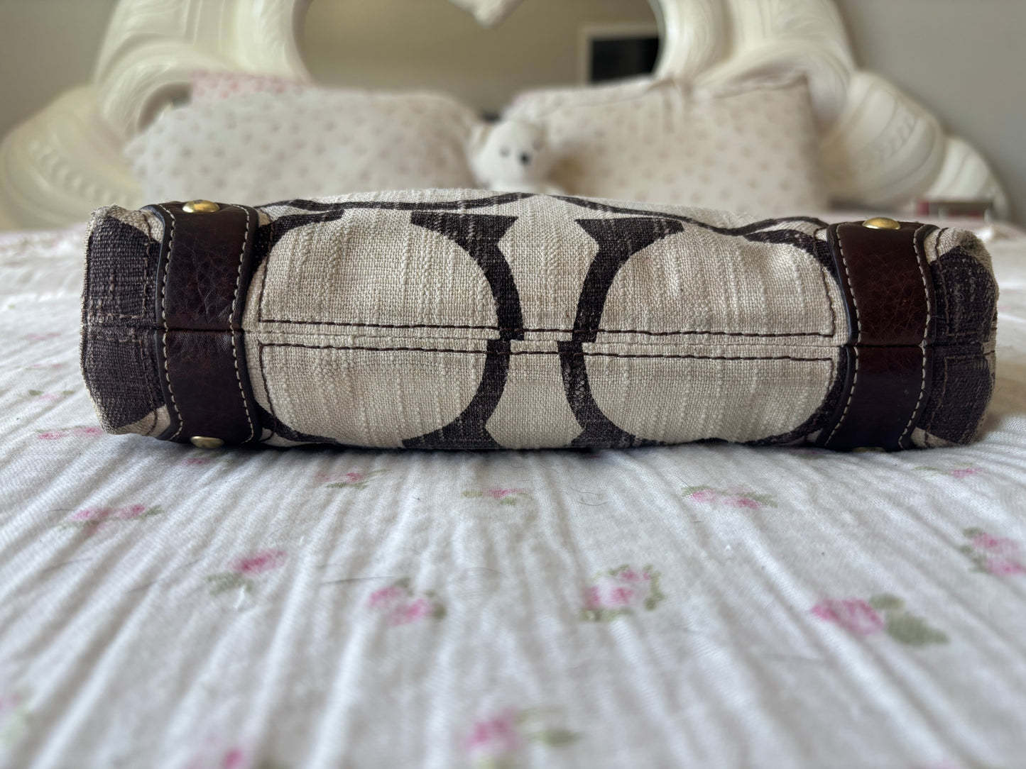 Rare cream and brown mini Carly