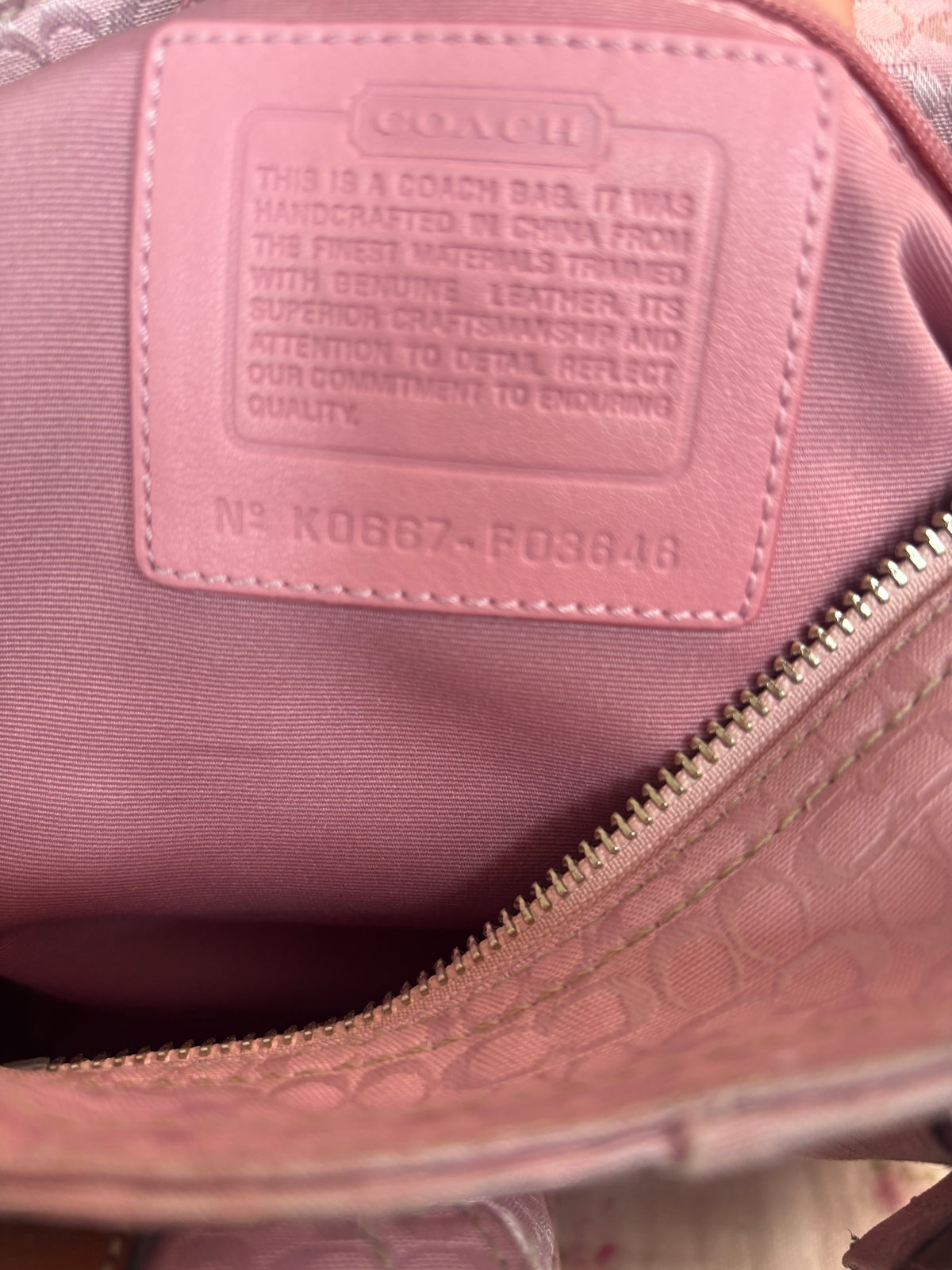 Rare baby pink double pocket
