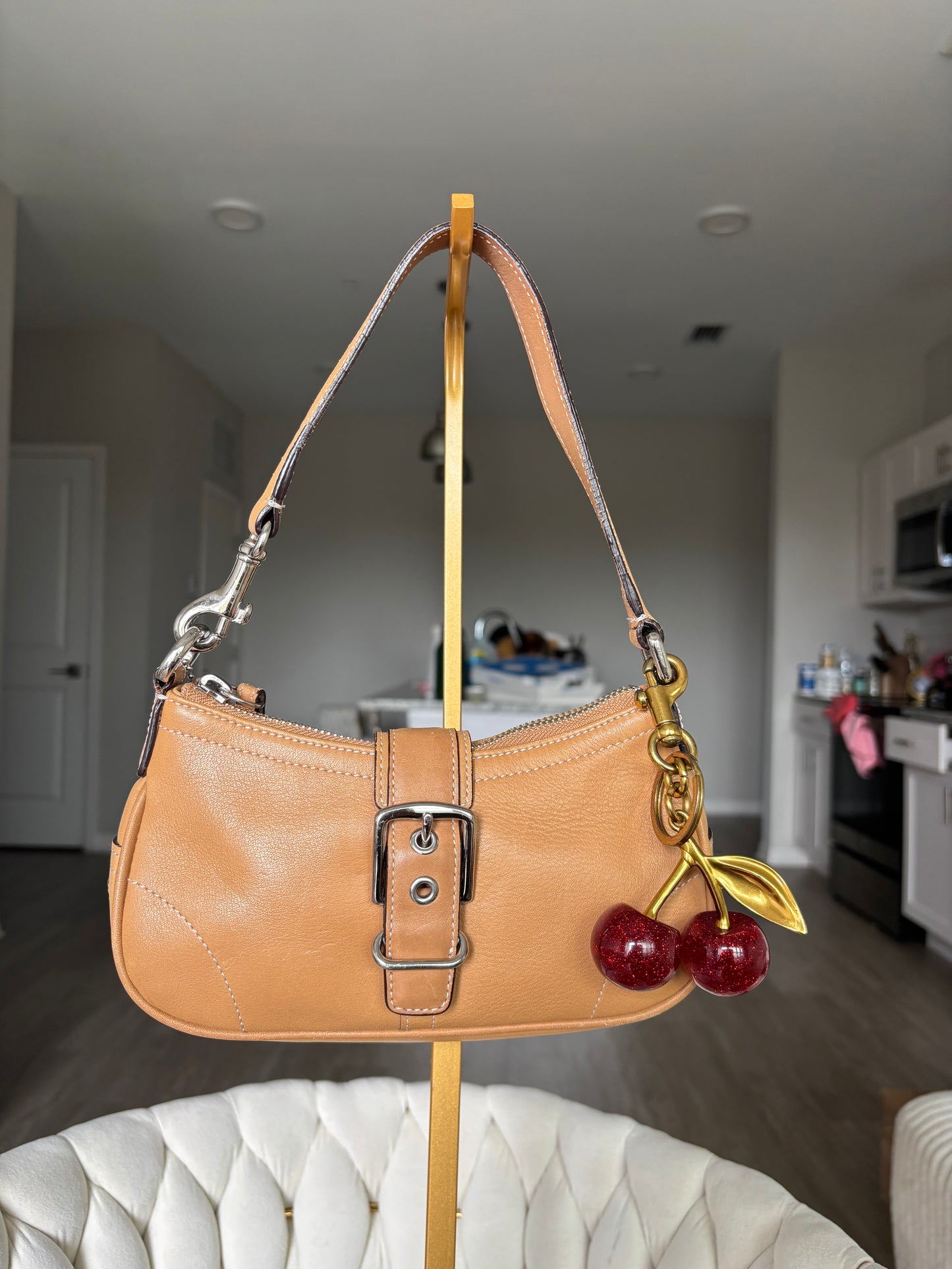 brown Hampton leather shoulder bag