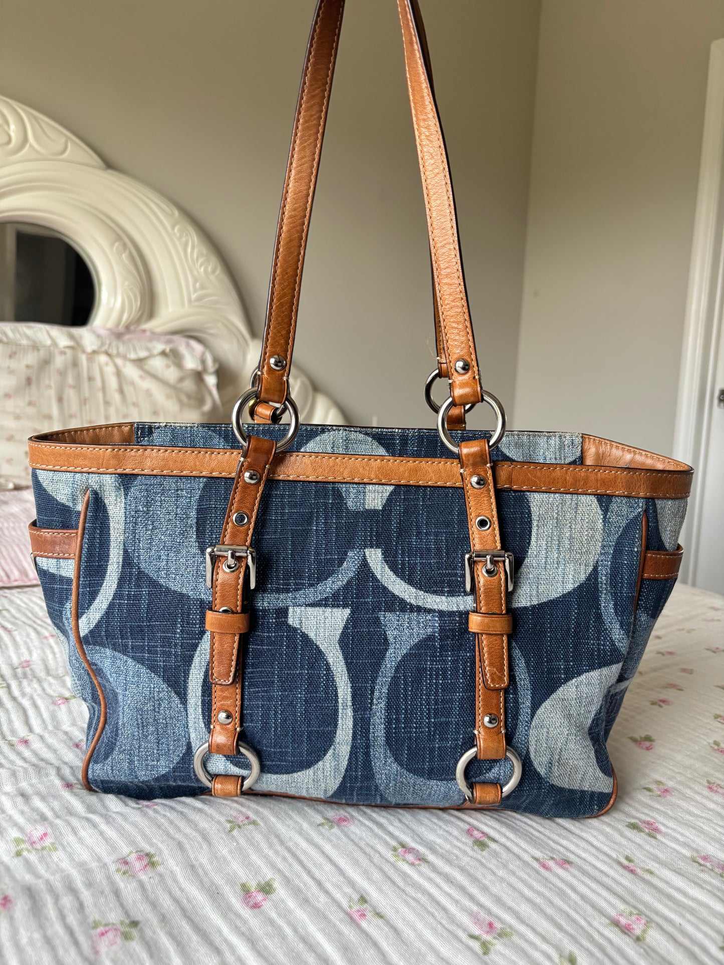 Deniem rare coach tote bag